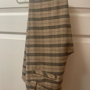 Plaid Beige and Black pants